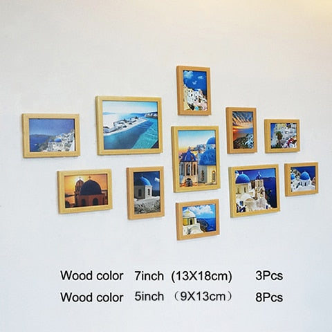 11 Pcs Classic Pictures Frames For Wall Hanging Picture Frame 5 7 Inch Wedding Couple Recommendation Photos Frames