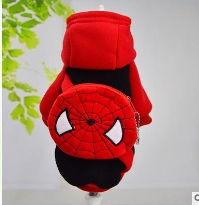 Spider-Man 10 Styles winter Pet Dog Clothes Clothing