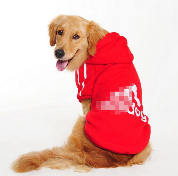 Big Dog Clothes Coat Jacket Clothing For Dogs Large Size Spring Warm Hoodie Apparel Sportswear perros mascotas Adidog Golden Dog