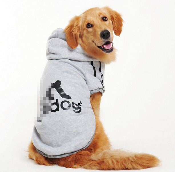 Big Dog Clothes Coat Jacket Clothing For Dogs Large Size Spring Warm Hoodie Apparel Sportswear perros mascotas Adidog Golden Dog
