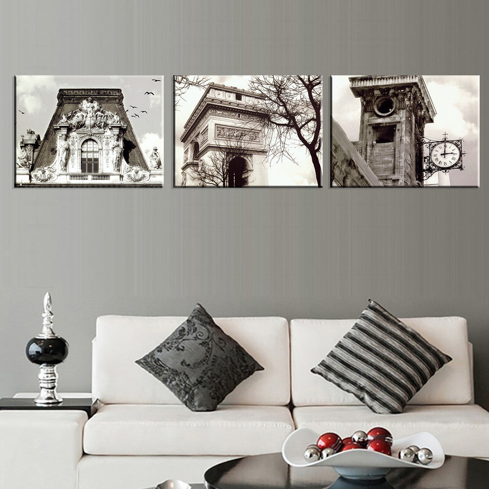 Canvas Painting London Building Art Wall Picture Cuadros Decoration Home Decor Oil Painting for Living Room No Frame 3 Pieces