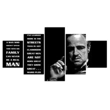 Load image into Gallery viewer, Godfather Poster Picture 5 panels canvas art print
