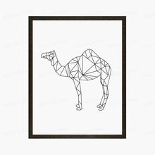 Load image into Gallery viewer, Geometric Camel Canvas Art Print Poster, Wall Pictures for Home Decoration, Wall decor FA221-10
