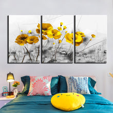 Load image into Gallery viewer, Canvas Pictures Home Wall Art Framework Decor 3 Pieces yellow flower Painting Posters For Living Room HD Prints Home Decoration
