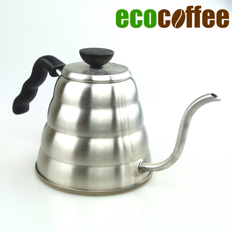High Quality 1000ML Stainless Steel  Coffee Kettle Teapot Coffee Kettle Style V60 Tea and Coffee Drip Kettle pot