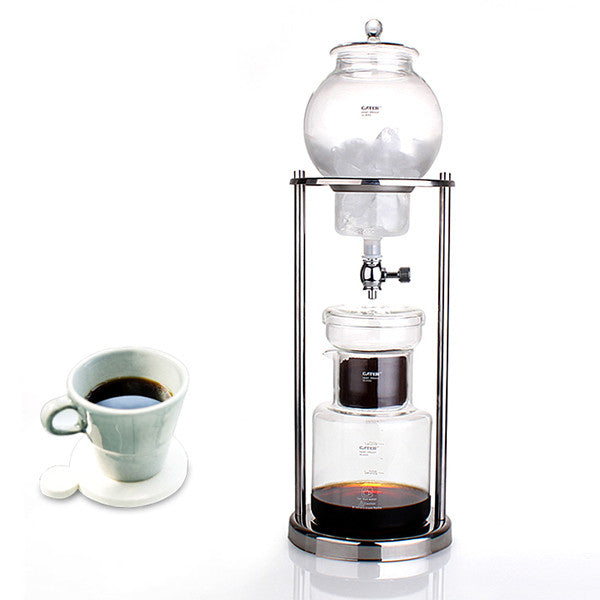 1Pc Dutch Coffee Cold Drip Water Drip Coffee Maker Serve For 8cups Japanese style ice drip coffee maker