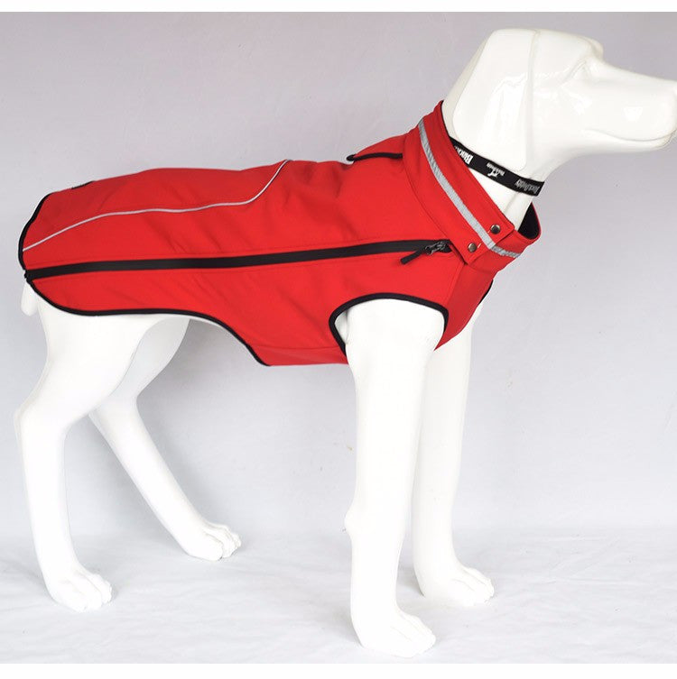 Clothes For Dog christmas winter Dogs Coat Jacket Waterproof Pet Raincoats Warm Outdoor Safety Supplies Small Big Dog XXXL