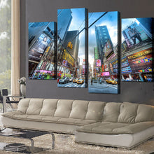 Load image into Gallery viewer, Unframed 4 Pieces City Street Building Modern Print Painting Wall Art Home Decor For Living Room Canvas Painting Artwork

