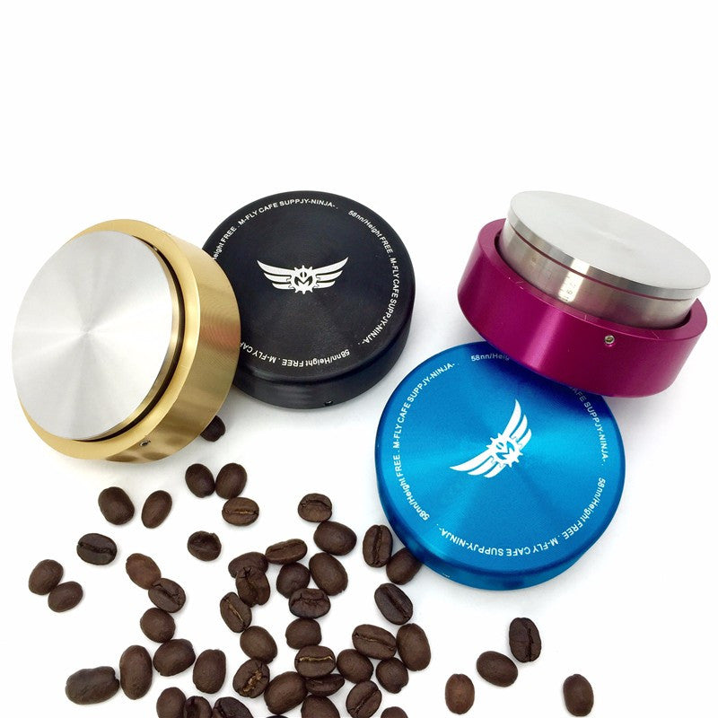 Free shipping new smart stainless steel coffee tamper four colors professional Manually coffee machine grinder tool 58mm 57.5mm