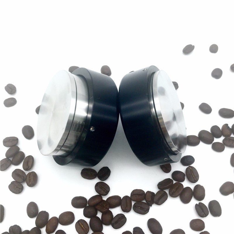 Free shipping new smart stainless steel coffee tamper four colors professional Manually coffee machine grinder tool 58mm 57.5mm