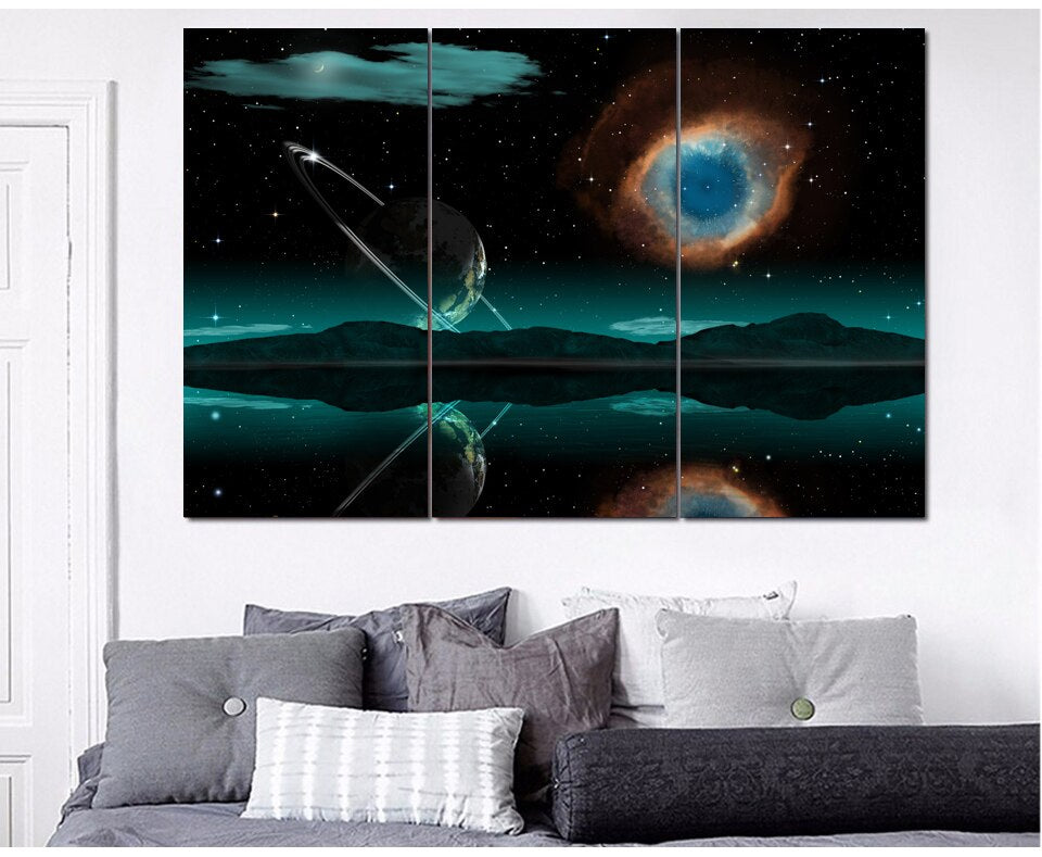 HD Printed Space Universe Painting Canvas Print room decor print poster picture canvas Free shipping/ny-5849