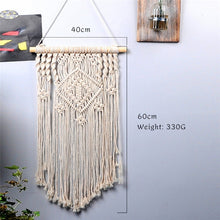 Load image into Gallery viewer, large  macrame tapestry  macrame wall hanging
