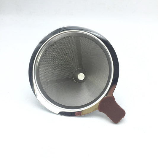 1-2 cups of coffee a portable stainless steel metal filter screen filter funnel / filter cup filters drip coffee and tea tools