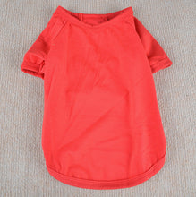 Load image into Gallery viewer, Dog Cotton T-shirt Pet Solid Clothes Clothing For Cat Dog Pajamas
