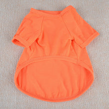 Load image into Gallery viewer, Dog Cotton T-shirt Pet Solid Clothes Clothing For Cat Dog Pajamas
