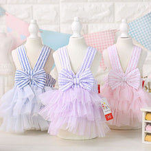 Load image into Gallery viewer, Tutu Pet Dress for Small Dogs and Cat Cotton Lovable Stripe Pet Dog Skirt
