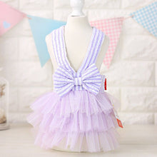 Load image into Gallery viewer, Tutu Pet Dress for Small Dogs and Cat Cotton Lovable Stripe Pet Dog Skirt
