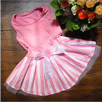 Load image into Gallery viewer, 2016 Newest Large Dog Dresses Pink Cotton Dog Dress Summer Cute
