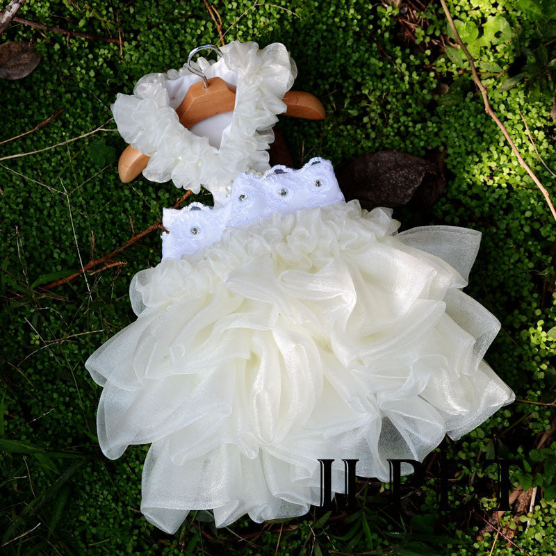 Dog Wedding Dress White Quality Dog Tutu Dresses