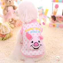 Load image into Gallery viewer, MKO Small Dog Clothes Fleece Dog Coat for Yorkshire Bichon Chihuahua Vocal Cute Puppy Clothes Cartoon Pet Apparel Dog Hoodies
