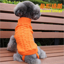Load image into Gallery viewer, Dog Sweaters Autumn Winter Cute Pet Sweater for Cat Small Dogs Multi-Colors Basic Dog Coat Fashion Puppy Clothing for Pitbulls

