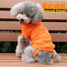 Load image into Gallery viewer, Dog Sweaters Autumn Winter Cute Pet Sweater for Cat Small Dogs Multi-Colors Basic Dog Coat Fashion Puppy Clothing for Pitbulls
