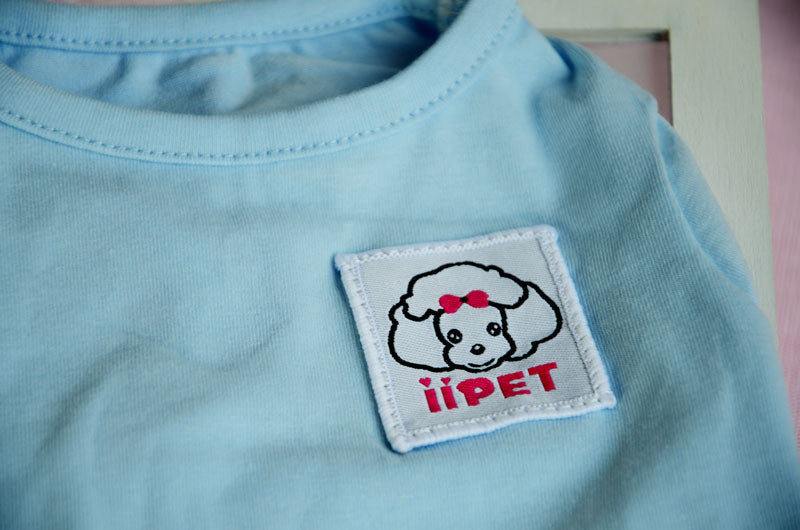 Hot Selling 100% Cotton Dog Clothes Blank Dog T Shirts Autumn/Spring Puppy Plain Dog T Shirt Dog Clothing  XS to XL Pink Blue
