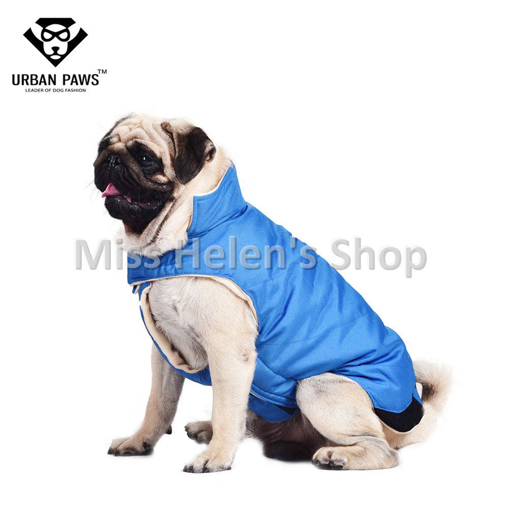 High Quality Big Dog Clothes Easy Wear Winter Dog Coat Fleece Lining Jacket Small Medium Large Dog Down Coat Elastic Belly S-5XL