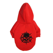 Load image into Gallery viewer, High Quality 100% Cotton Super Soft&amp;Comfortable Plain Dog Clothes Solid Color Dog Hoodies Skull Avatar Dog Clothes Free Shipping

