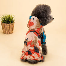 Load image into Gallery viewer, 2016 Hot Sale Pet Dog Cat Raincoat Clothes Puppy Hooded Waterproof Rain Jackets Camo Dog Coat  with Legs Dog Jumpsuit S-XXL
