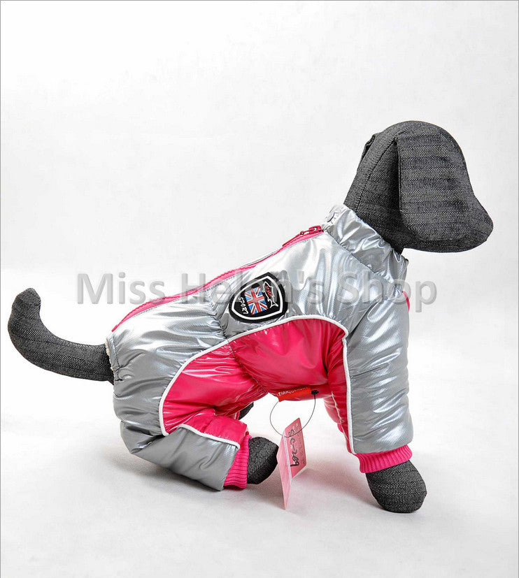 High Quality Super Warm Dog Coat Winter Down Jackets Small Dog Chihuahua Bull Dog Puffy Waterproof Pet Dog Clothes with 4 Legs
