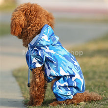 Load image into Gallery viewer, Dog Raincoat Dog Clothes High Quality Camo Waterproof
