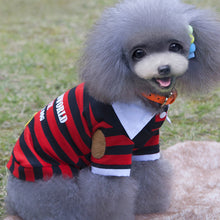 Load image into Gallery viewer, POLO Shirt Stripe Dog Clothes for Small Cat Dog
