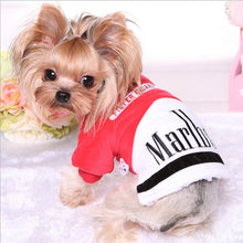 Load image into Gallery viewer, Quality Fleece Pet Cat Dog Clothes Warm Winter Small Dogs Clothes Hoodie Coat Cute Funny Letters Yorkie Winter Jacket Apparel
