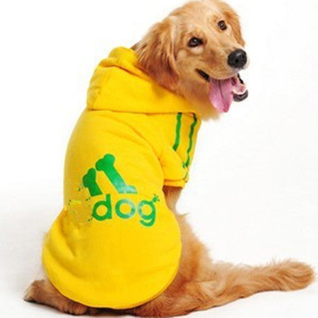 Dog Clothes for Golden Retriever Dogs Large Size Winter Dogs Coat Jacket Soft Clothing Sportswear 2XL-9XL Red Bule Yellow Gray