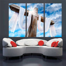 Load image into Gallery viewer, 3 Panel Jesus Clounds Canvas Painting Oil Painting Print On Canvas Home Decor Wall Art Wall Picture For Living Room Unframed
