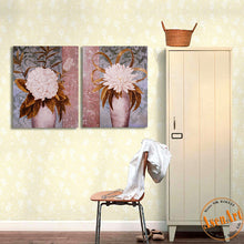 Load image into Gallery viewer, 2 Piece Set Peony Flower Picture Vase Painting for Living Room Modern Art Canvas Prints Vintage Paintings No Frame
