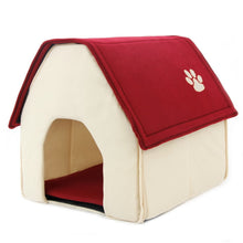 Load image into Gallery viewer, 2016 New Arrival Dog Bed Cama Para Cachorro Soft Dog House Daily Products For Pets Cats Dogs Home Shape 2 Color Red Green
