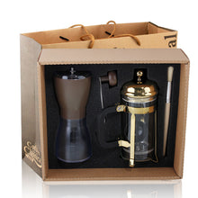 Load image into Gallery viewer, 1Set Free Shipping DHL EMS FedEx Hot Sell Espresso Coffee Grinder+ 350ML French Coffee Press
