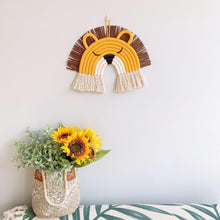 Load image into Gallery viewer, Fawn Lion Macrame Wall Hanging
