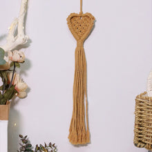 Load image into Gallery viewer, Love Macrame Wall Hanging Small Boho Decor
