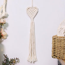 Load image into Gallery viewer, Love Macrame Wall Hanging Small Boho Decor
