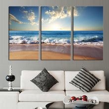 Load image into Gallery viewer, 3 pcs(No Frame) Hot Sell The wide sea Modern Home Wall Decor painting Canvas Art HD Print Painting Canvas Painting Wall Picture
