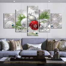 Load image into Gallery viewer, HD Print Painting Modular Pictures 5 Piece Christmas Xmas Holiday Cheer Frame Wall Art Poster Modern Home Decoration Canvas
