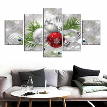 Load image into Gallery viewer, HD Print Painting Modular Pictures 5 Piece Christmas Xmas Holiday Cheer Frame Wall Art Poster Modern Home Decoration Canvas

