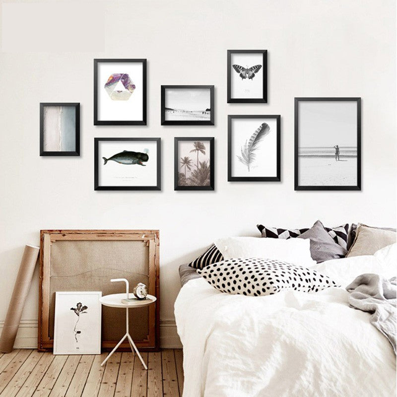 Wall Pictures For Living Room Wall Art Canvas Painting Posters And Prints Butterfly Nordic Decoration Cuadros No Poster Frame