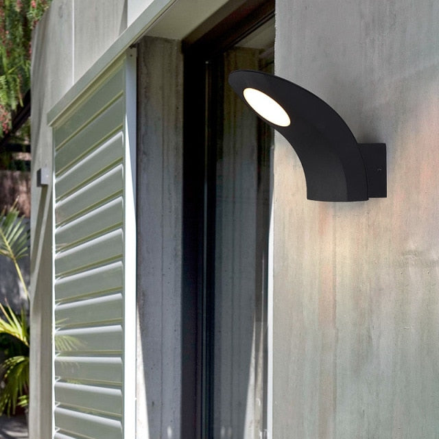 LED Outdoor Wall Lamp Creative Balcony Courtyard IP65 waterproof  lighting Modern Porch Garden Lamp  110V 220V Sconce Luminaire
