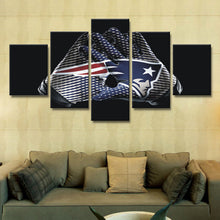 Load image into Gallery viewer, Patriots Modern 5 piece canvas art  Movie wall painting posters and prints wall pictures for living room
