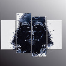 Load image into Gallery viewer, 4 Piece Printed star wars canvas art modern painting room decoration print poster wall pictures for living room
