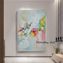 Load image into Gallery viewer, Abstract Painting 100% Handpainted Modern Abstract Painting Colorful Landscape Art Picture On Canvas For Home Decor wall picture
